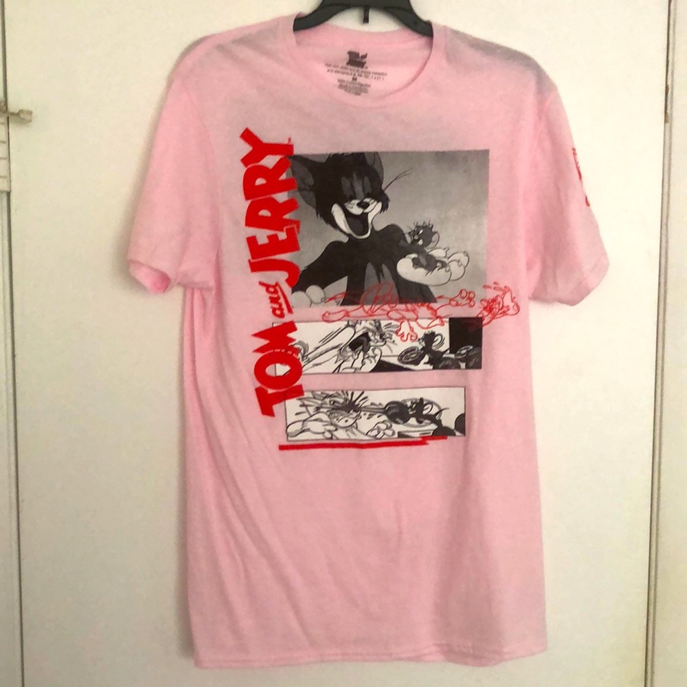 Tom & Jerry double sided M tee shirt